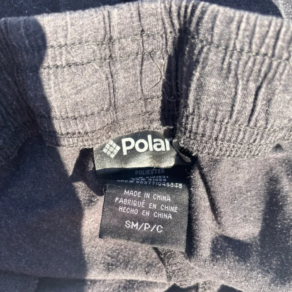 Polaroid Photography Lounge Shorts Mens Small Charcoal Gray Rainbow Graphic